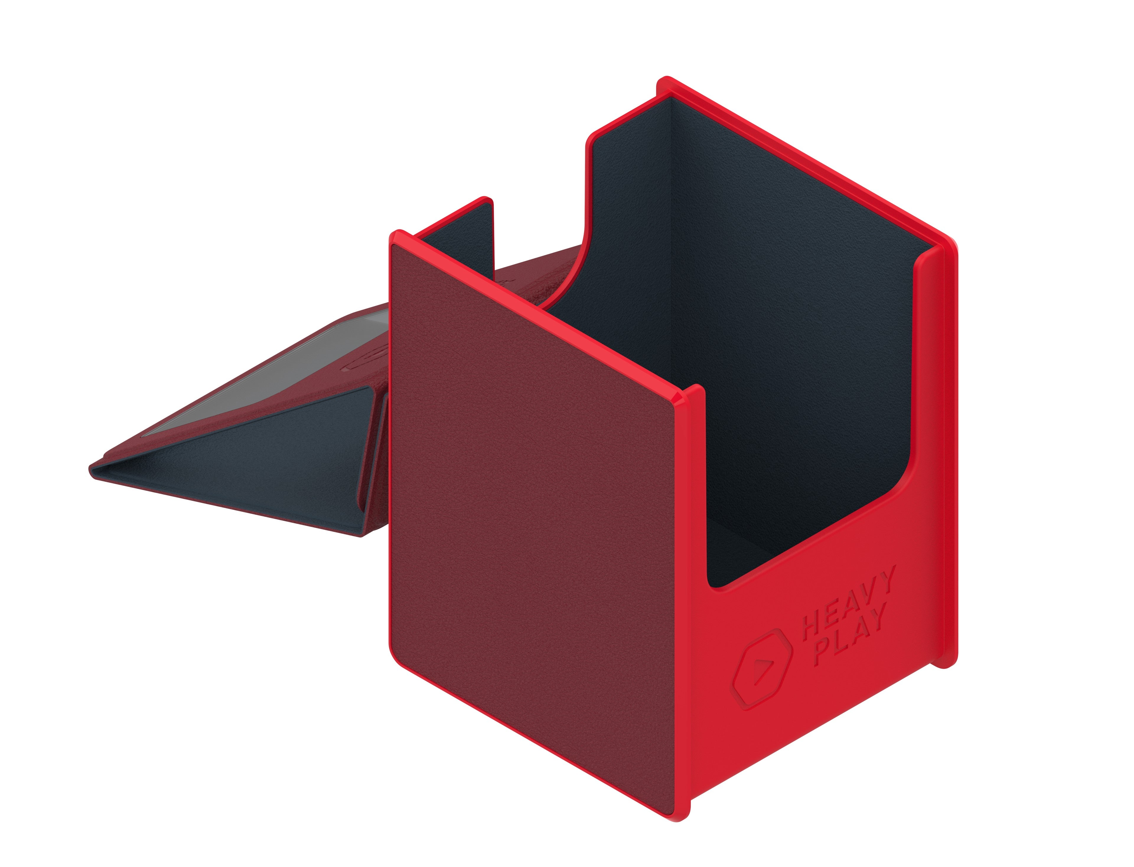 Heavy Play RFG Deck Box MAX 100 Double Sleeved Barbarian Red