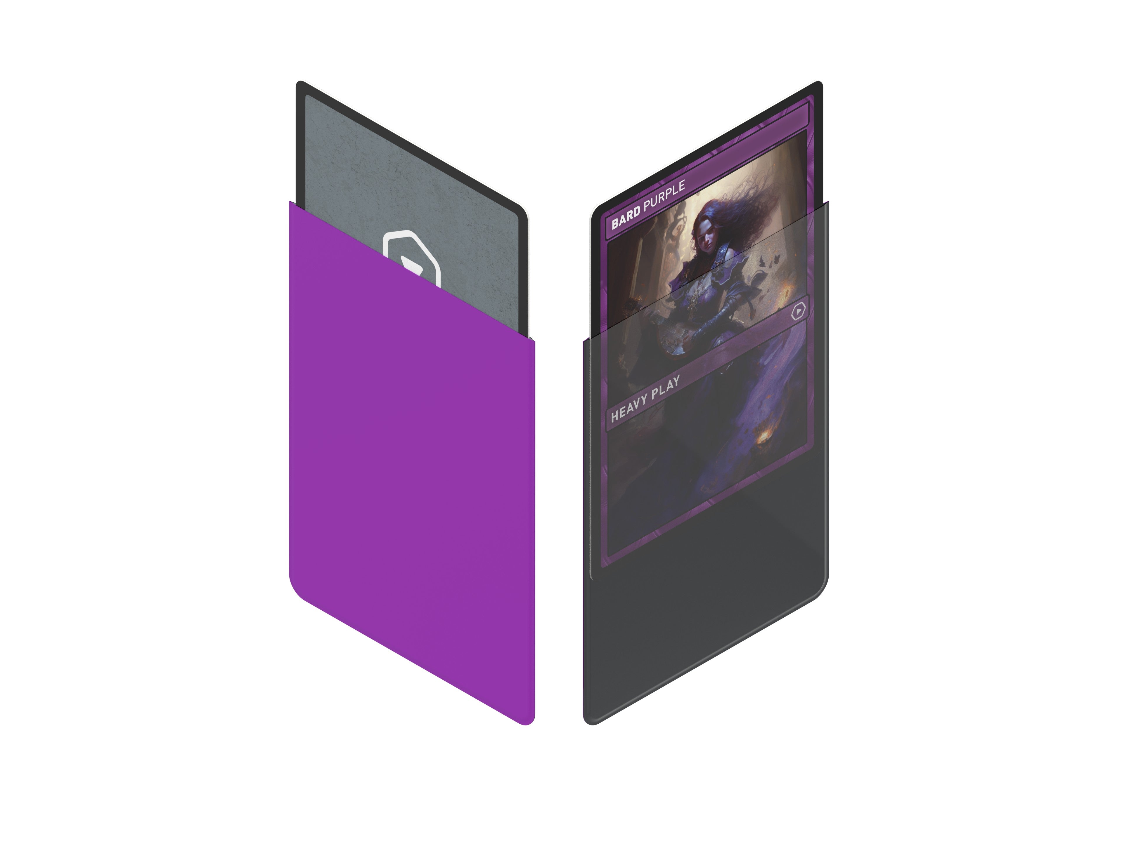 Heavy Play CURV Sleeves Standard 100 Count Bard Purple