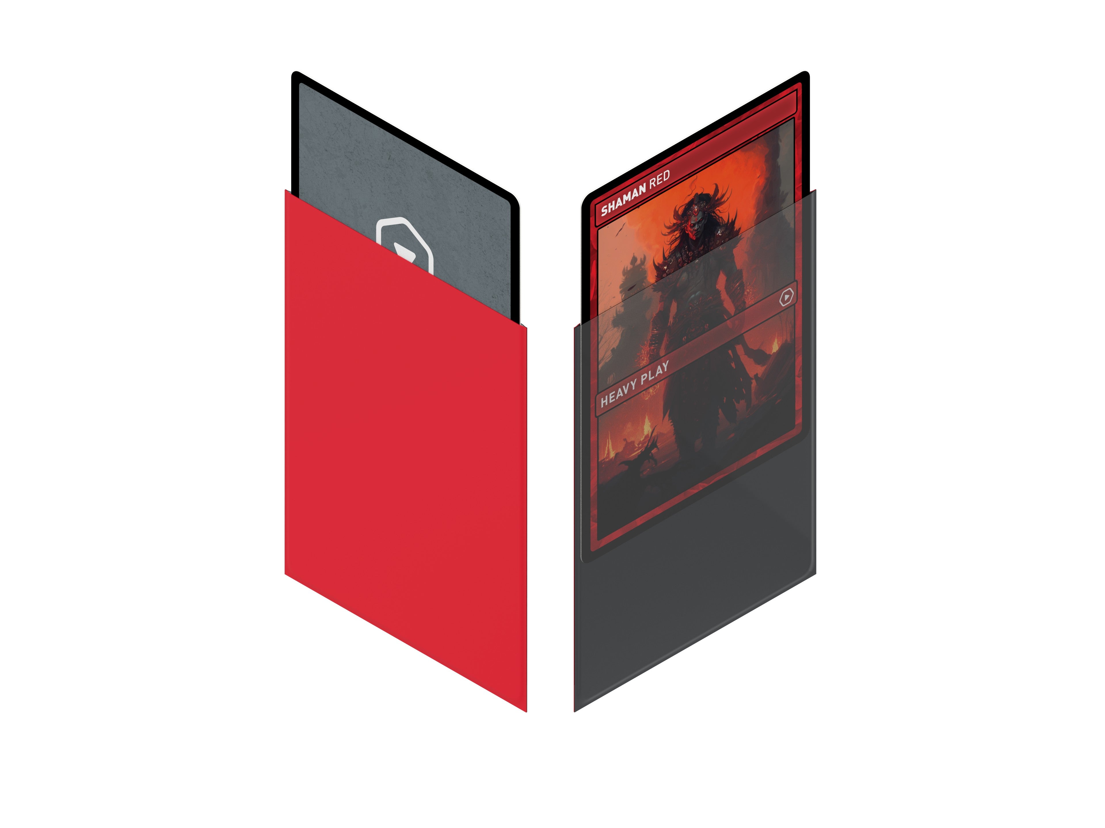 Heavy Play Spike Sleeves: Standard - Shaman Red 100CT