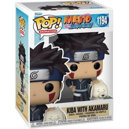 Pop Animation Naruto Kiba W/ Akamaru