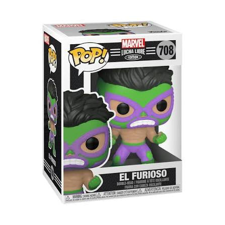 Funko POP! Marvel Luchadores EL FURIOSO [Hulk] #708