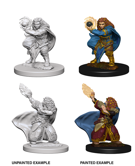 D&D Minis Dwarf Female Wizard