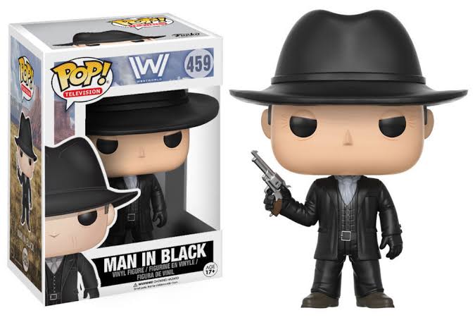 Pop Westworld Man In Black Vinyl Figure