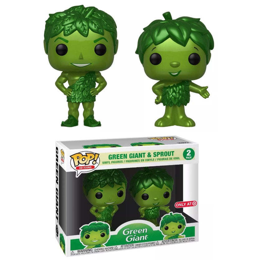 Pop Ad Icons Metallic Green Giant & Sprout