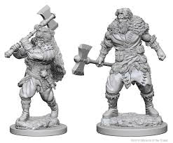 D&D Minis Human Male Barbarian