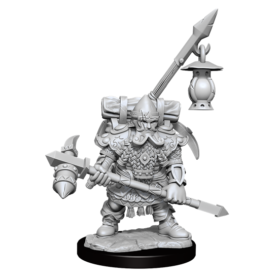 D&D Minis Frame Dwarf Fighter
