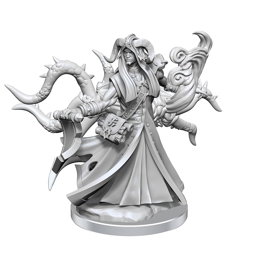 D&D Minis Frame Tiefling Warlock