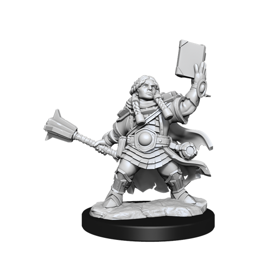 D&D Minis Frame Dwarf Cleric Female