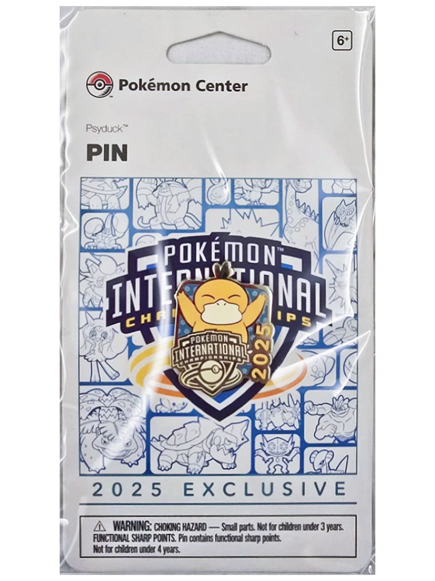 Pokemon Center - Psyduck Pin NAIC 2025 Exclusive