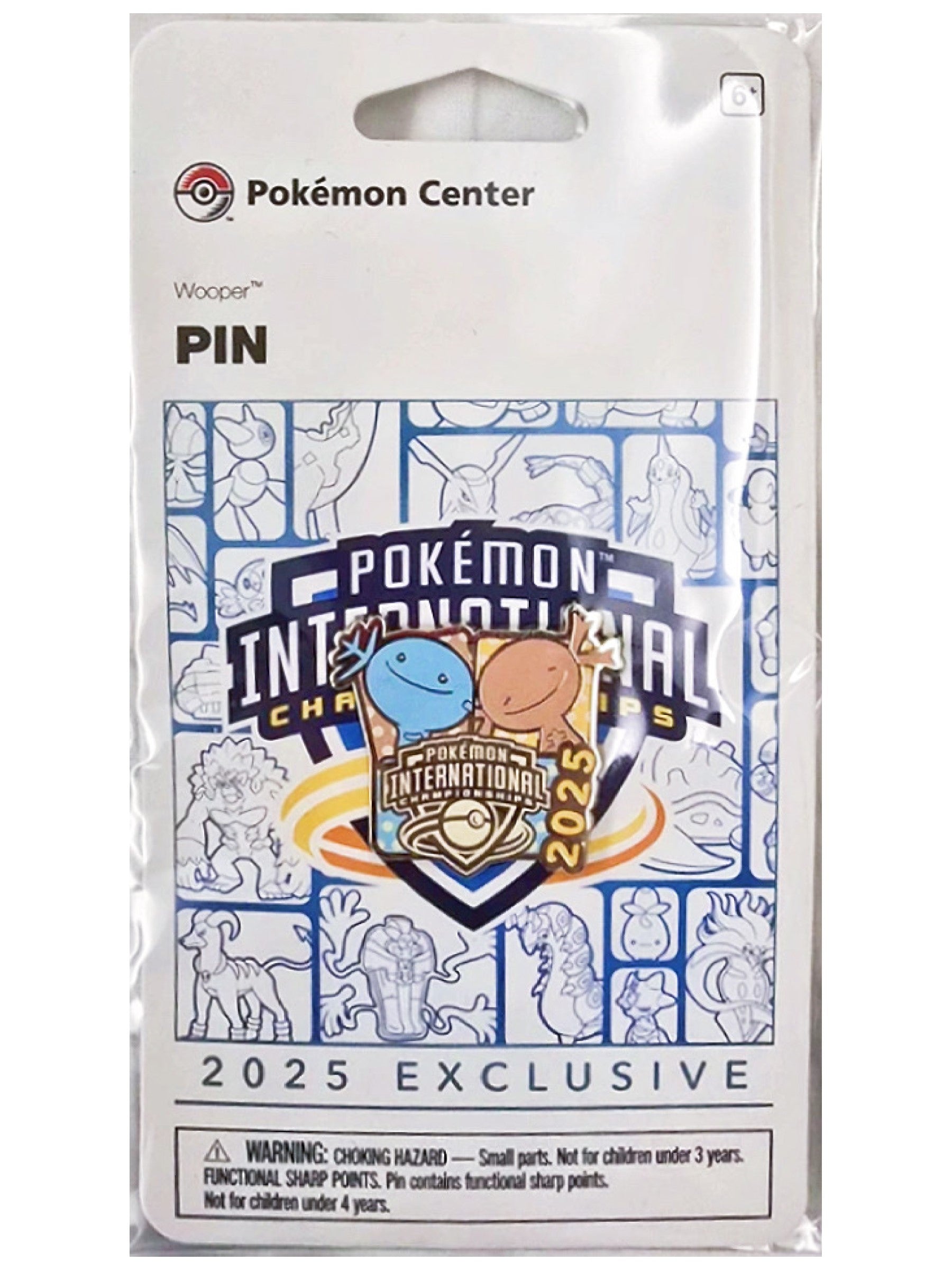 Pokemon Center - Wooper Pin NAIC 2025 Exclusive
