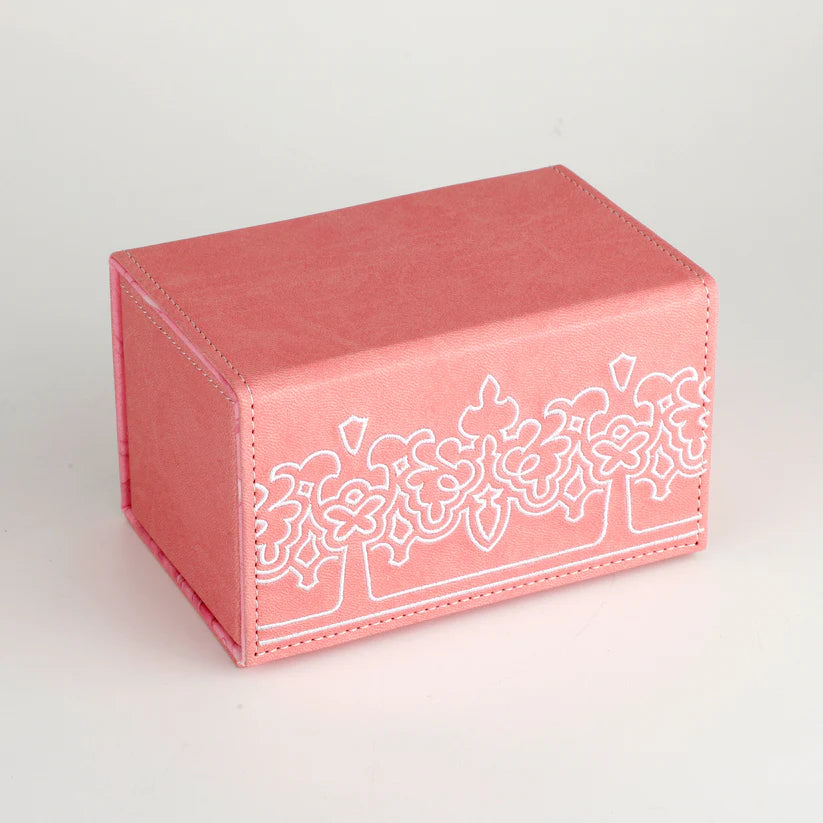 2B MINE Faux Leather Dicewinder Deck Box - YoRHart Pink