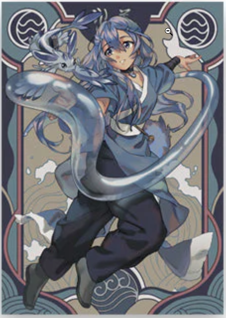 Avatar of the Elements Sleeves - Water (70ct Standard) Avatar Last Airbender
