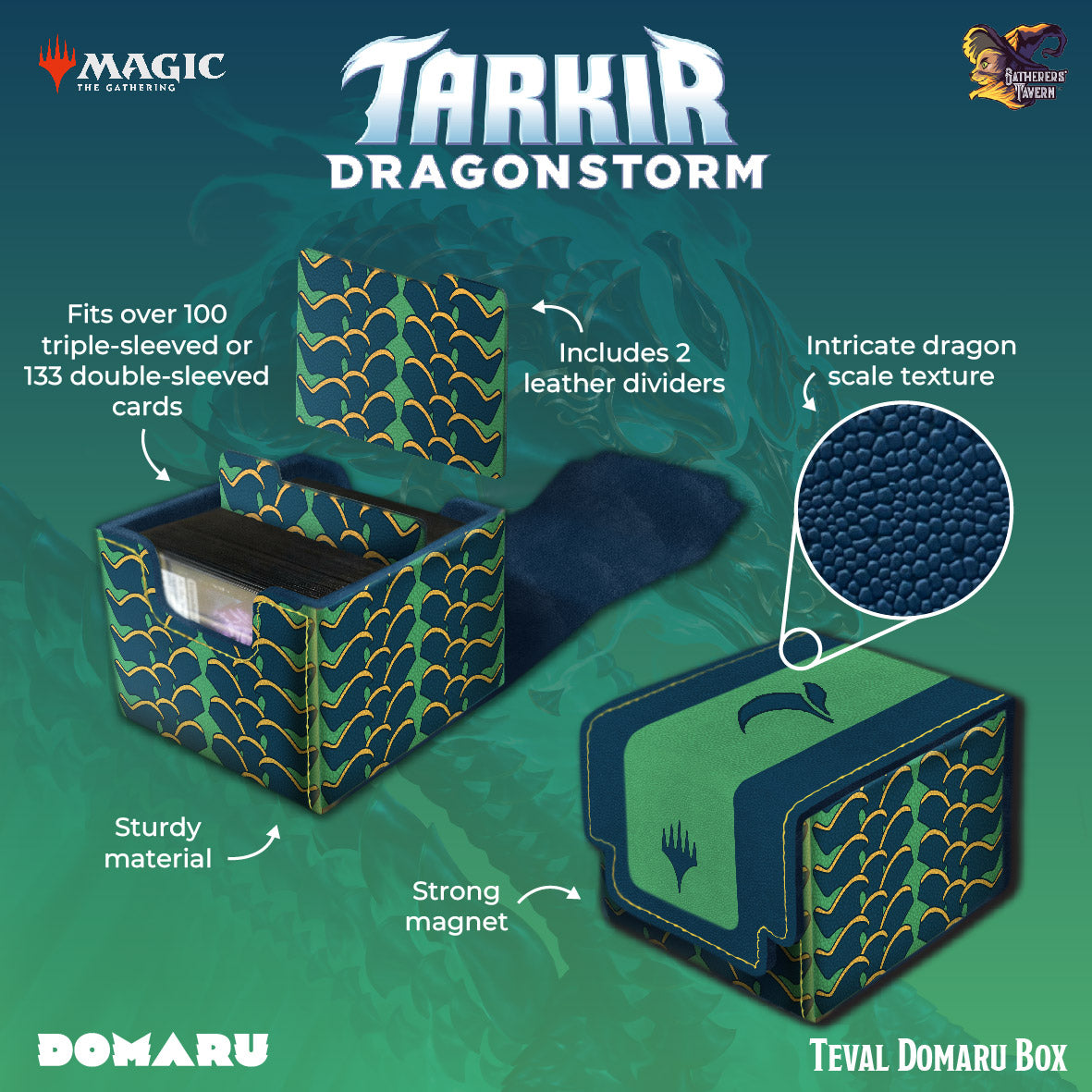 Gatherers' Tavern: Magic the Gathering Tarkir Dragonstorm - Teval Domaru Box