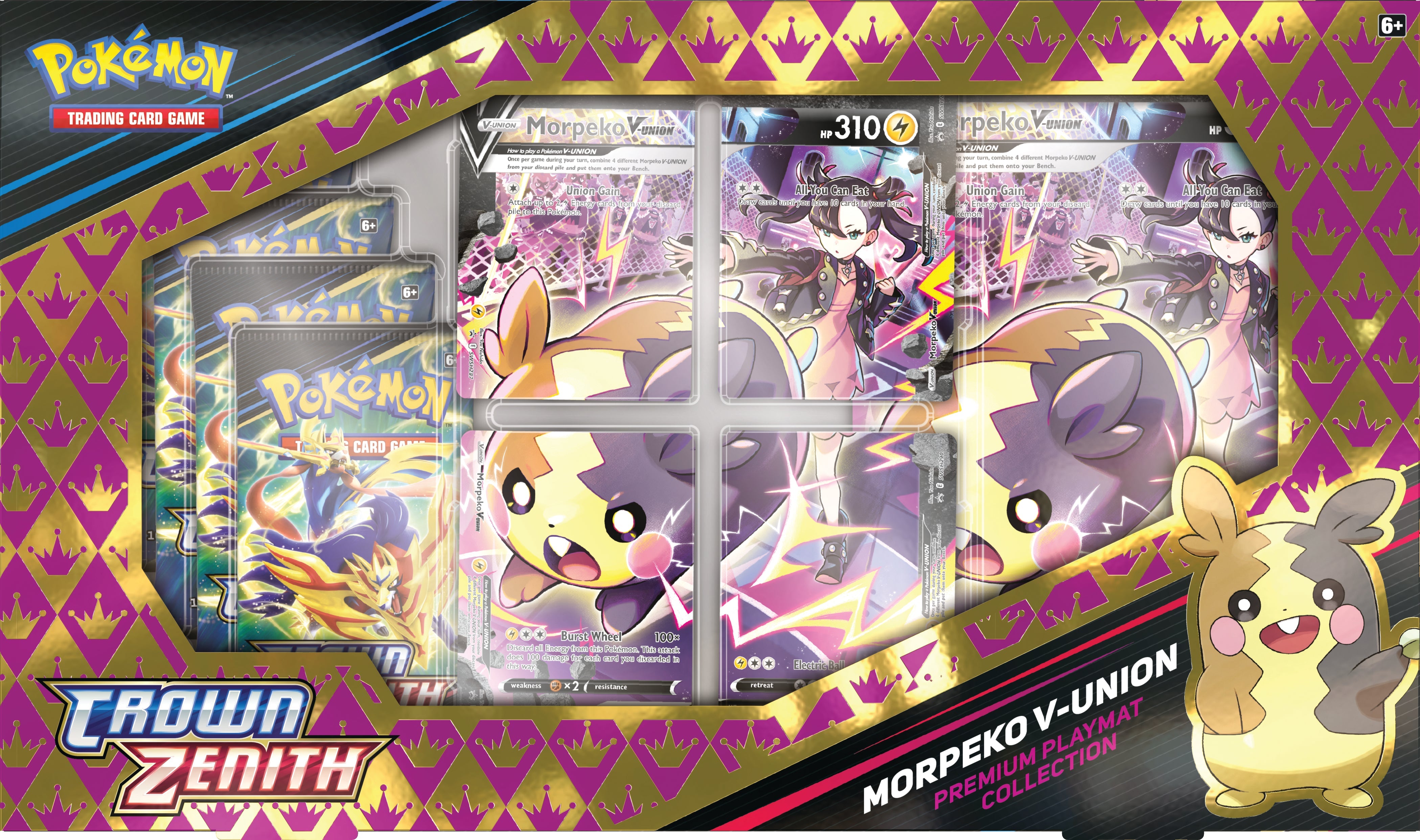 Crown Zenith - Morpeko V-Union Playmat Premium Collection