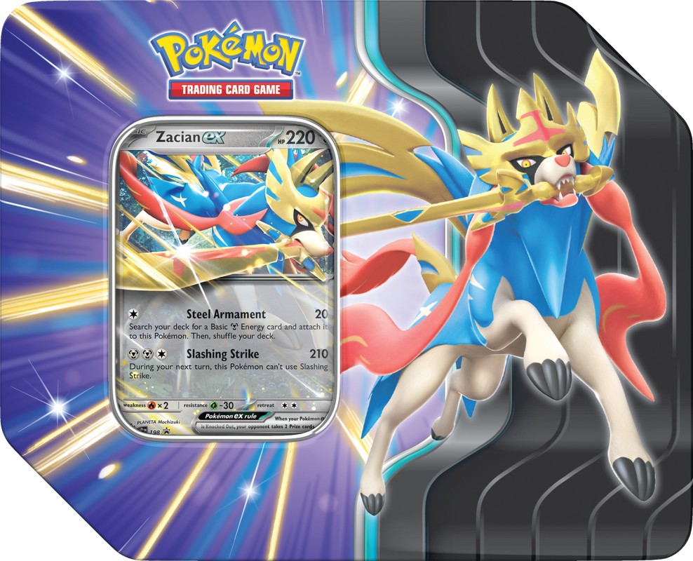 Pokemon Slashing Legends Tin
