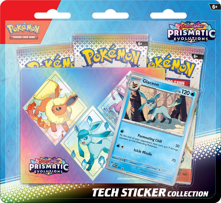 Scarlet & Violet - Prismatic Evolutions - Tech Sticker Collection