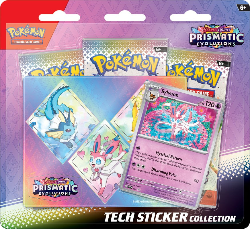 Scarlet & Violet - Prismatic Evolutions - Tech Sticker Collection