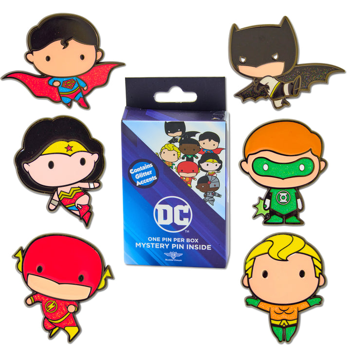 Blind Box Mystery Pin  - DC Comics Chibi Justice League Superheroes