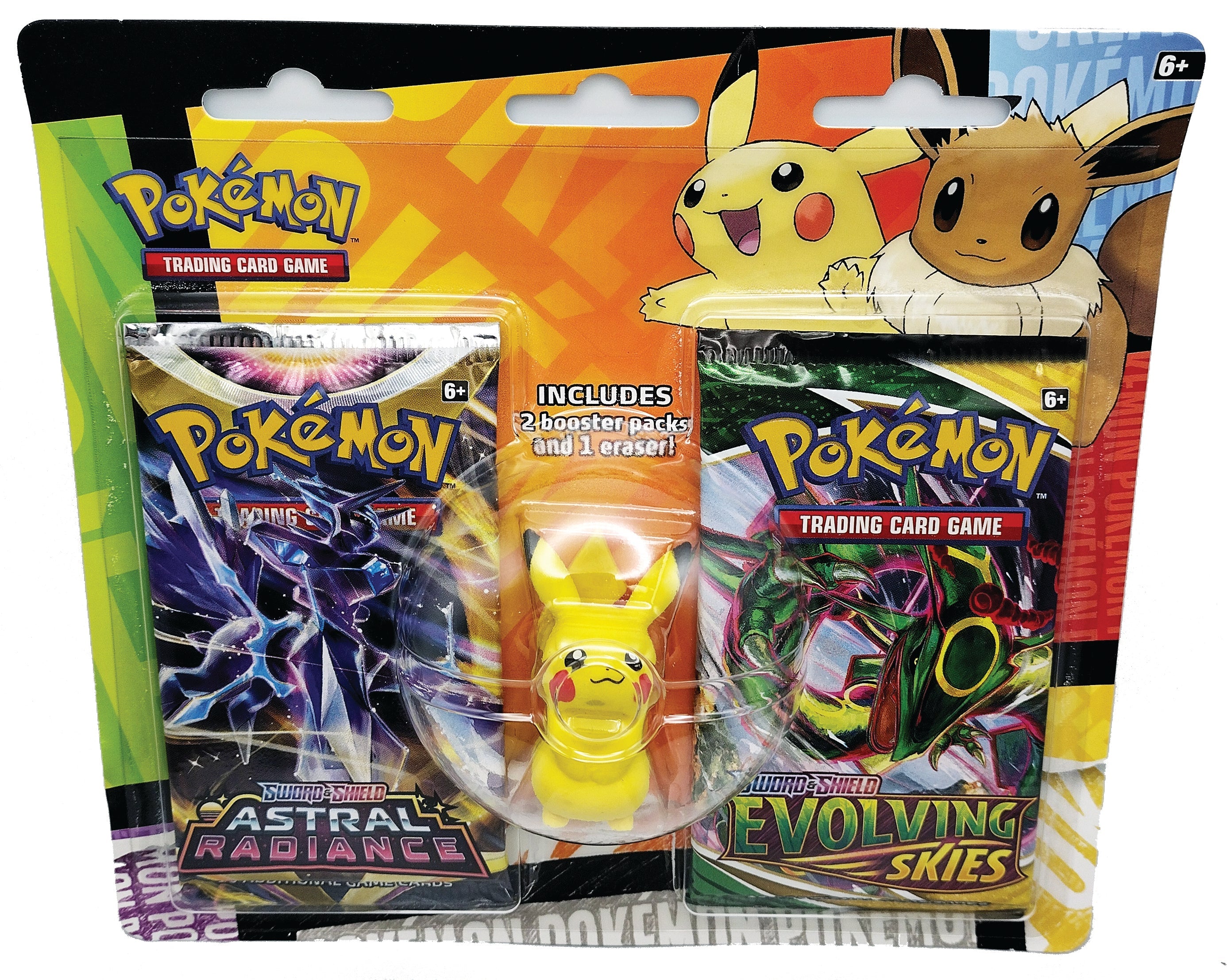 Pokemon TCG: Back to School Eraser Blister
