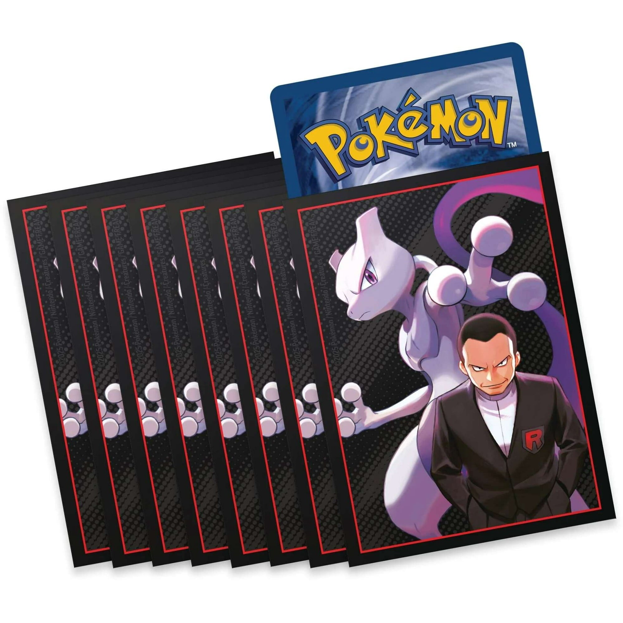 Japanese Pokemon Center - Sleeves - Giovanni & Mewtwo