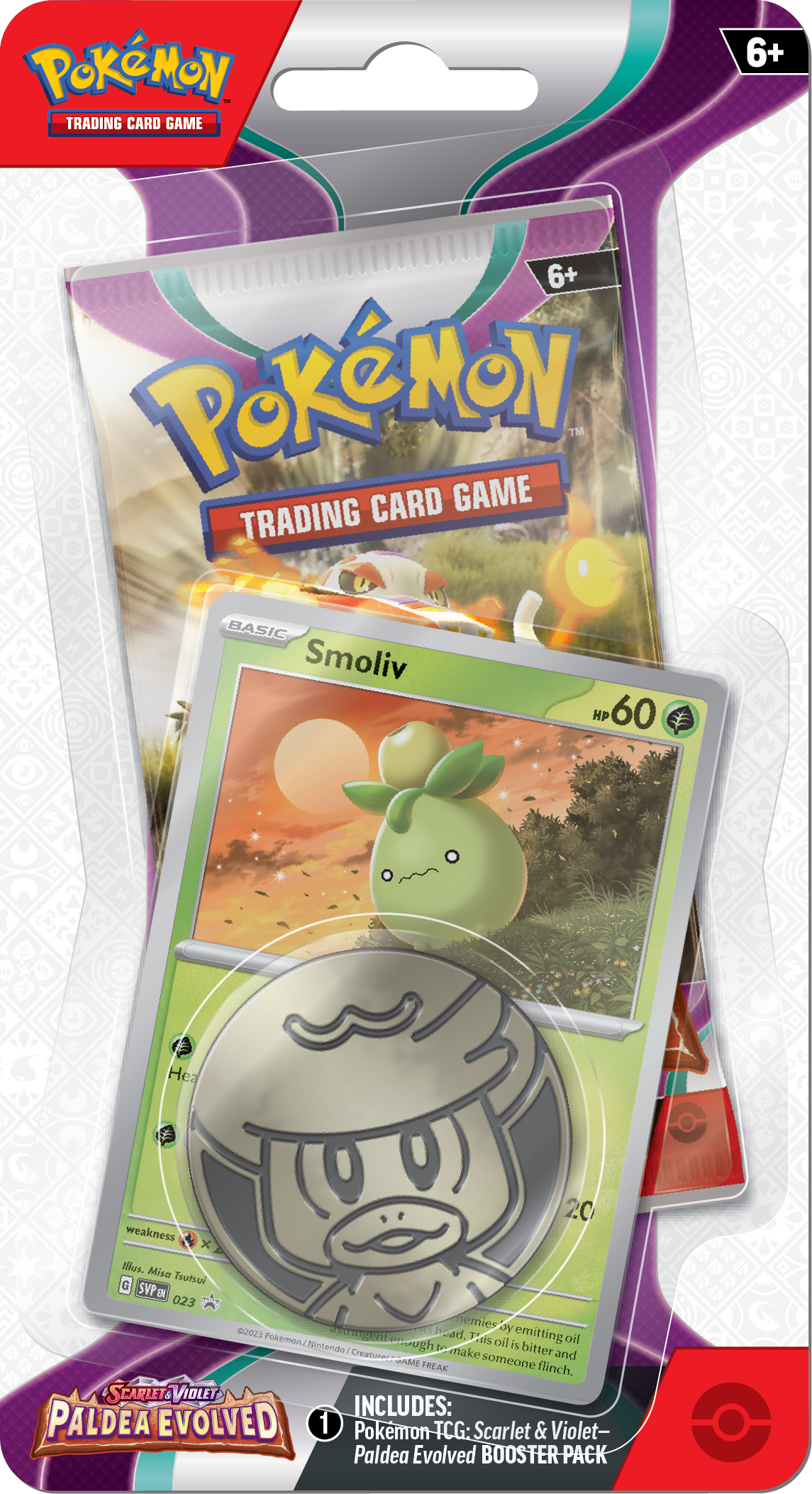 Scarlet & Violet - Paldea Evolved - Checklane Blister - Smoliv