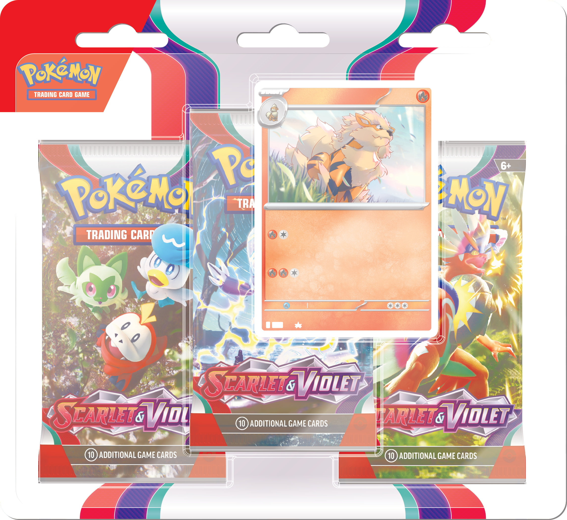 Scarlet & Violet - Base Set - 3-Pack Blister
