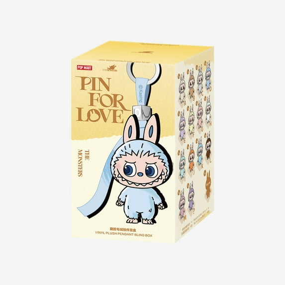 LABUBU THE MONSTERS Pin for Love Series-Vinyl Plush Pendant Blind Box (A-M)