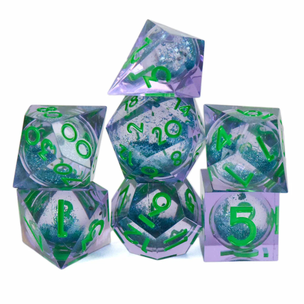 Practical Joke (Liquid Core) 7pc Dice Set