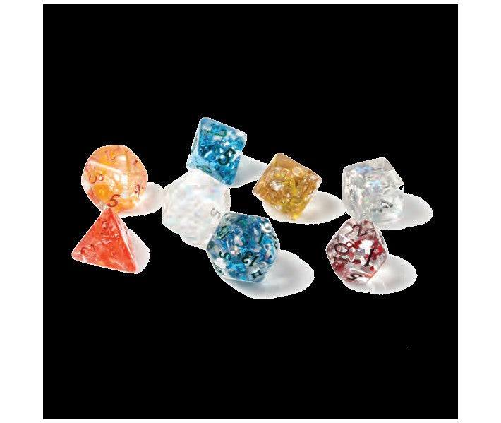 Sirius Dice: 7CT Cancer Awareness Polyhedral Dice Set