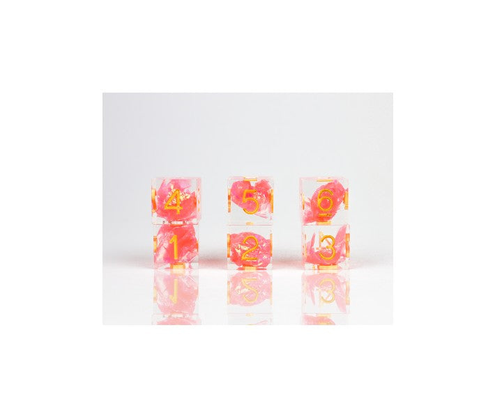 Sirius Dice Sharp Flamingo D6 Set
