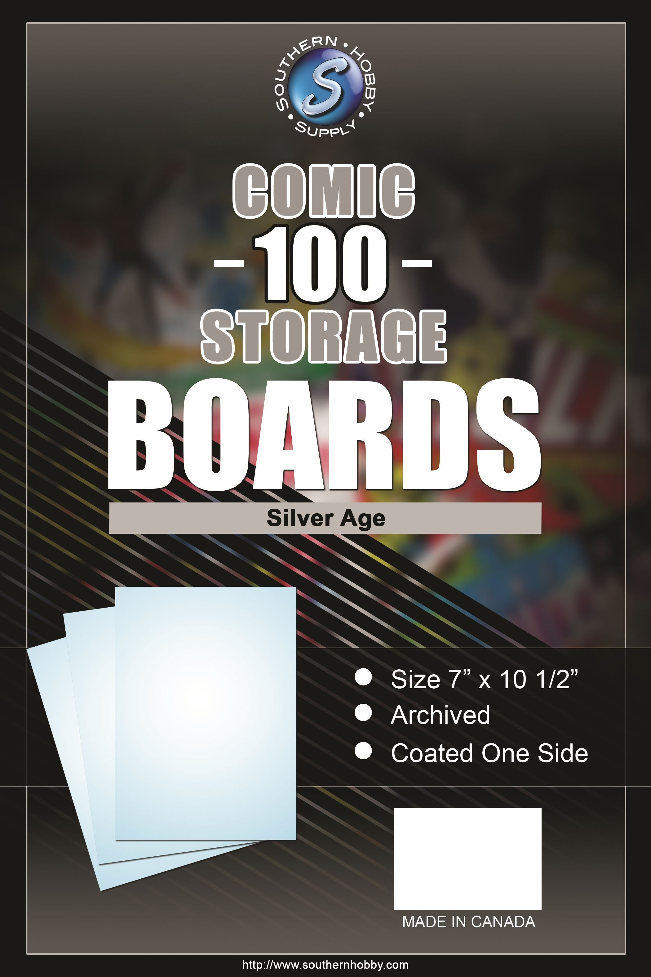 White Backer Board Silver 100
