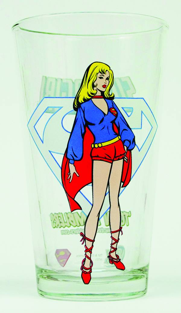Toon Tumblers Supergirl Pint Glass