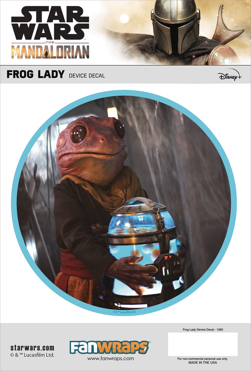 Sw Mandalorian Frog Lady Device Decal