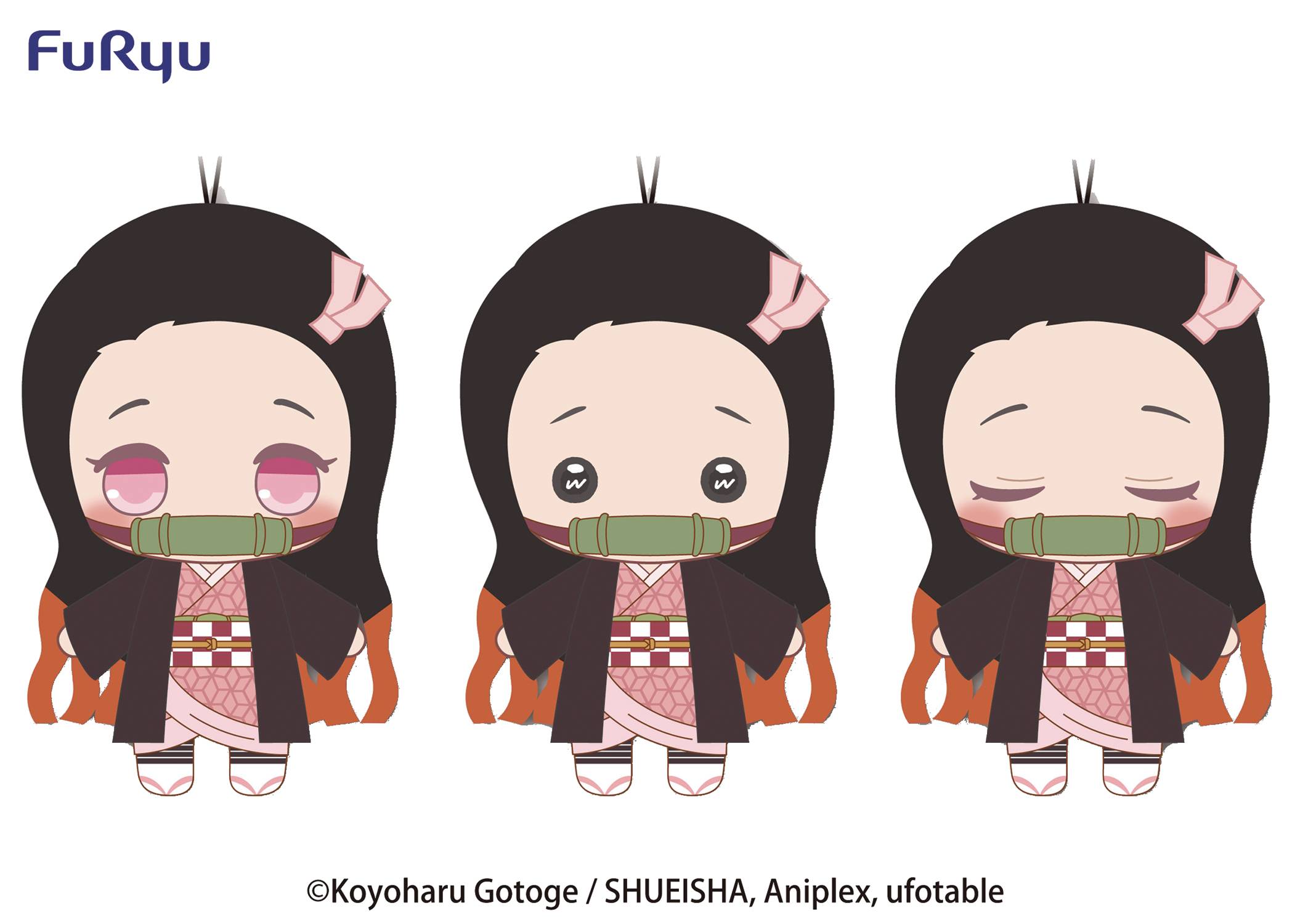 Demon Slayer Kimetsu Nezuko Plush Toy 3Pc Set