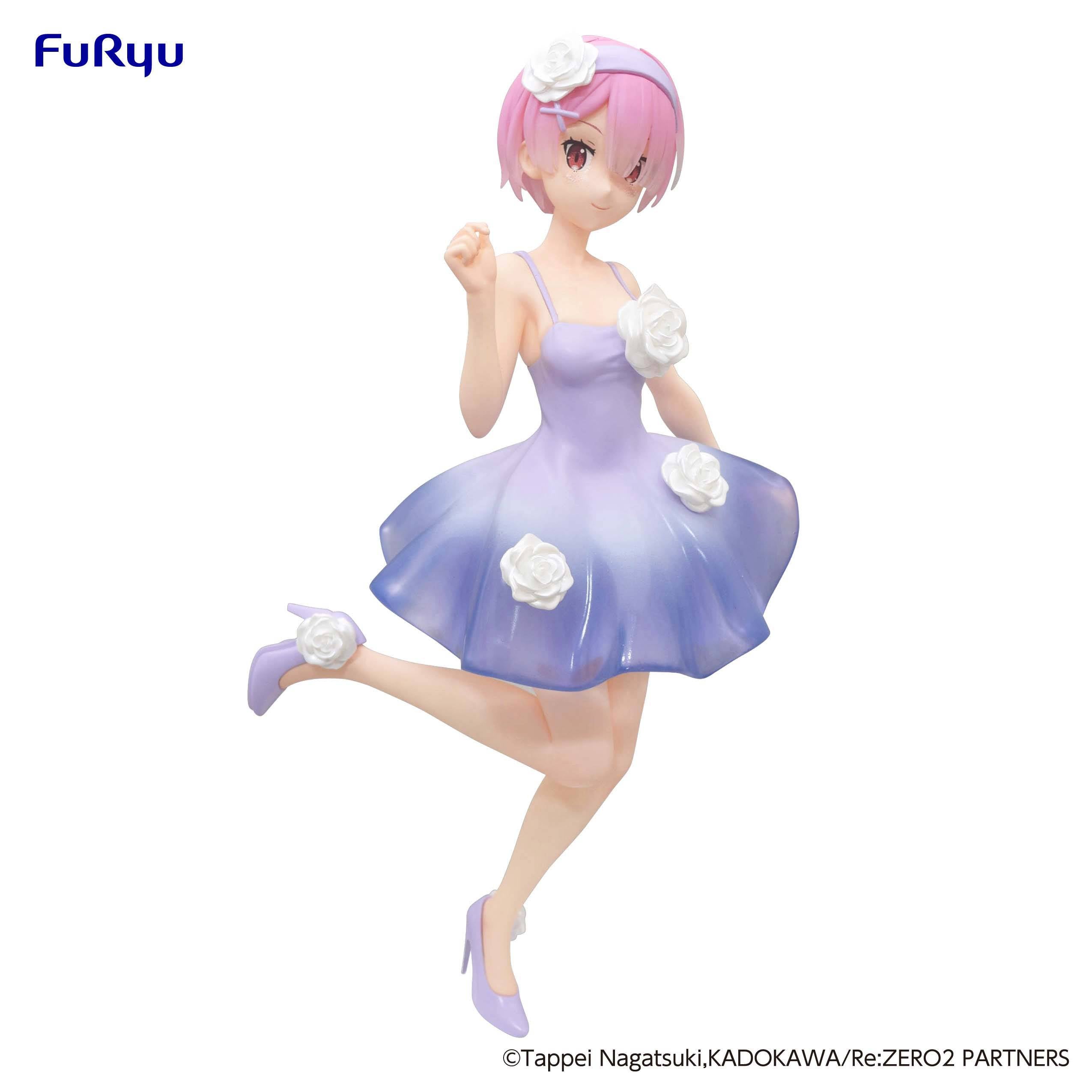 Re Zero Starting Life Ram Flower Dress Trio-Try-It Fig