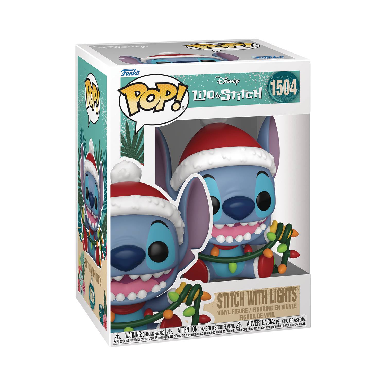 Pop Disney Stitch Holiday Stitch W Lights Vin Fig