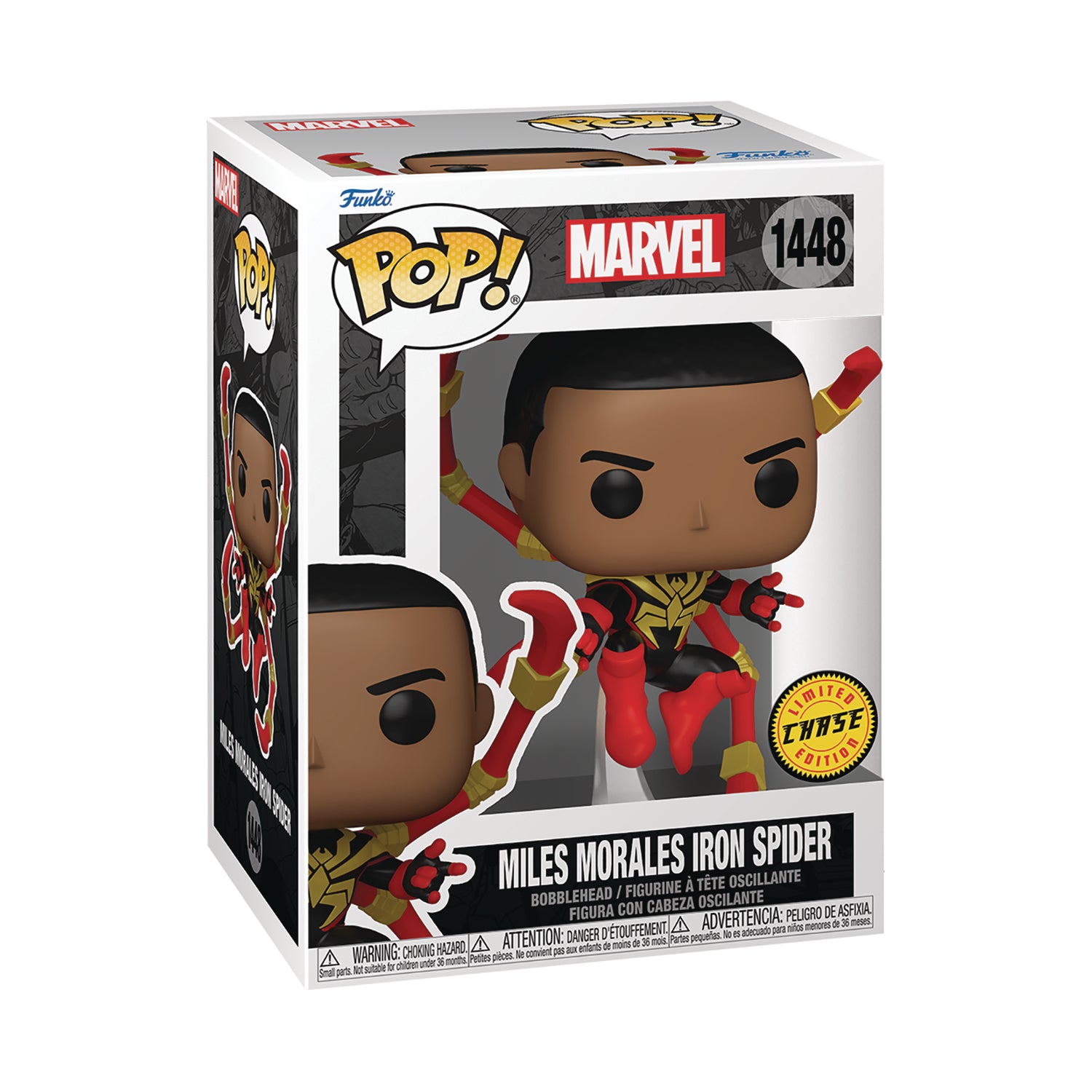 Funko POP! Marvel Spider-Man Comics Miles Morales Iron Spider - Regular or Chase