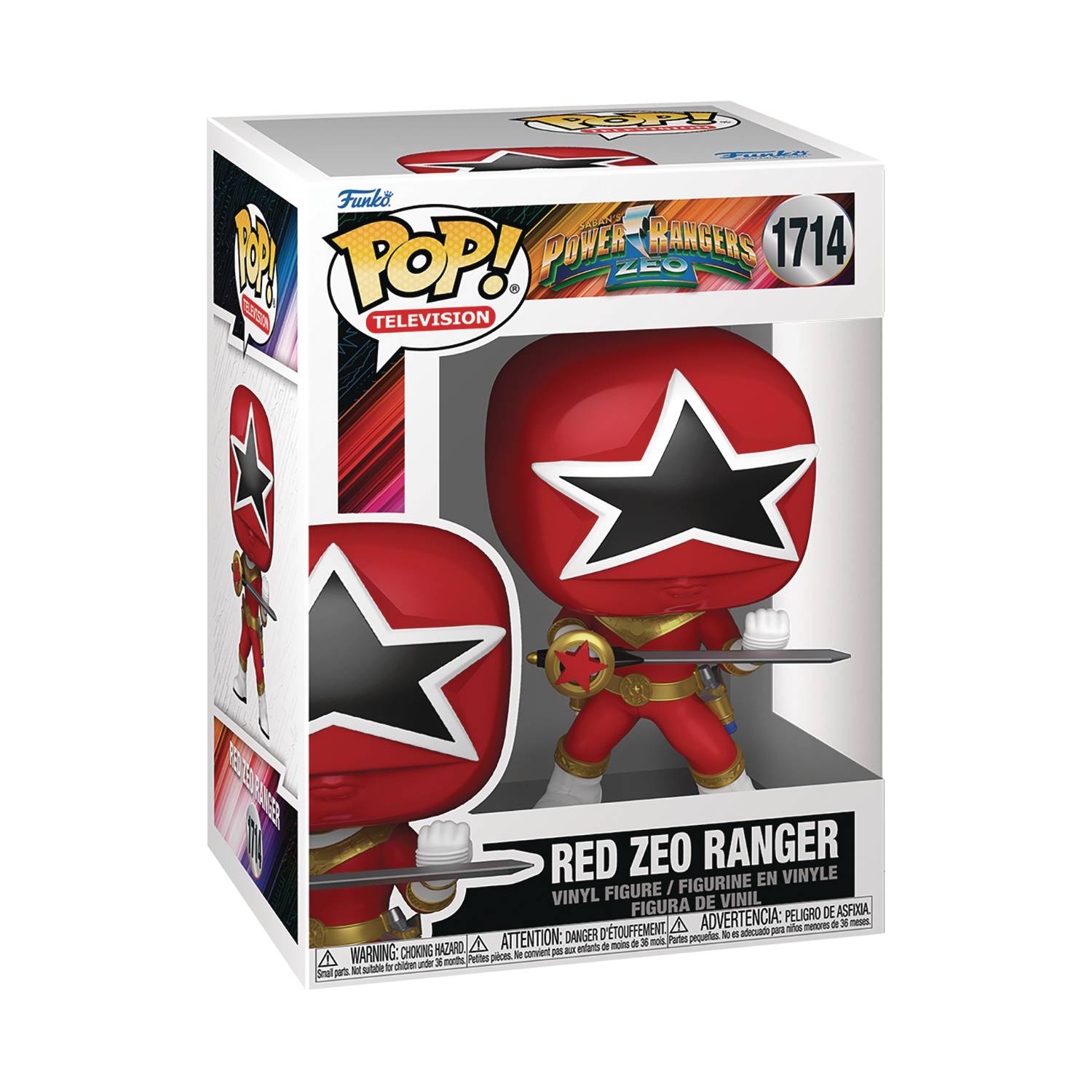 Pop TV Power Rangers Zeo Red Ranger