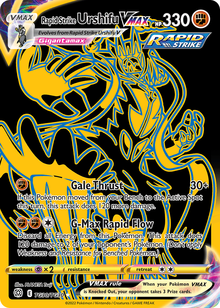 Rapid Strike Urshifu VMAX (Secret) - TG30/TG30