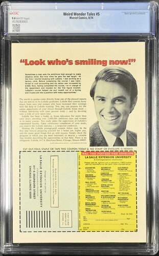 Weird Wonder Tales #5 CGC 9.4