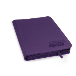 Ultimate Guard 8-Pocket Zipfolio Xenoskin Purple