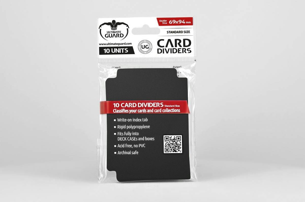 Ultimate Guard Card Dividers Standard Size Black