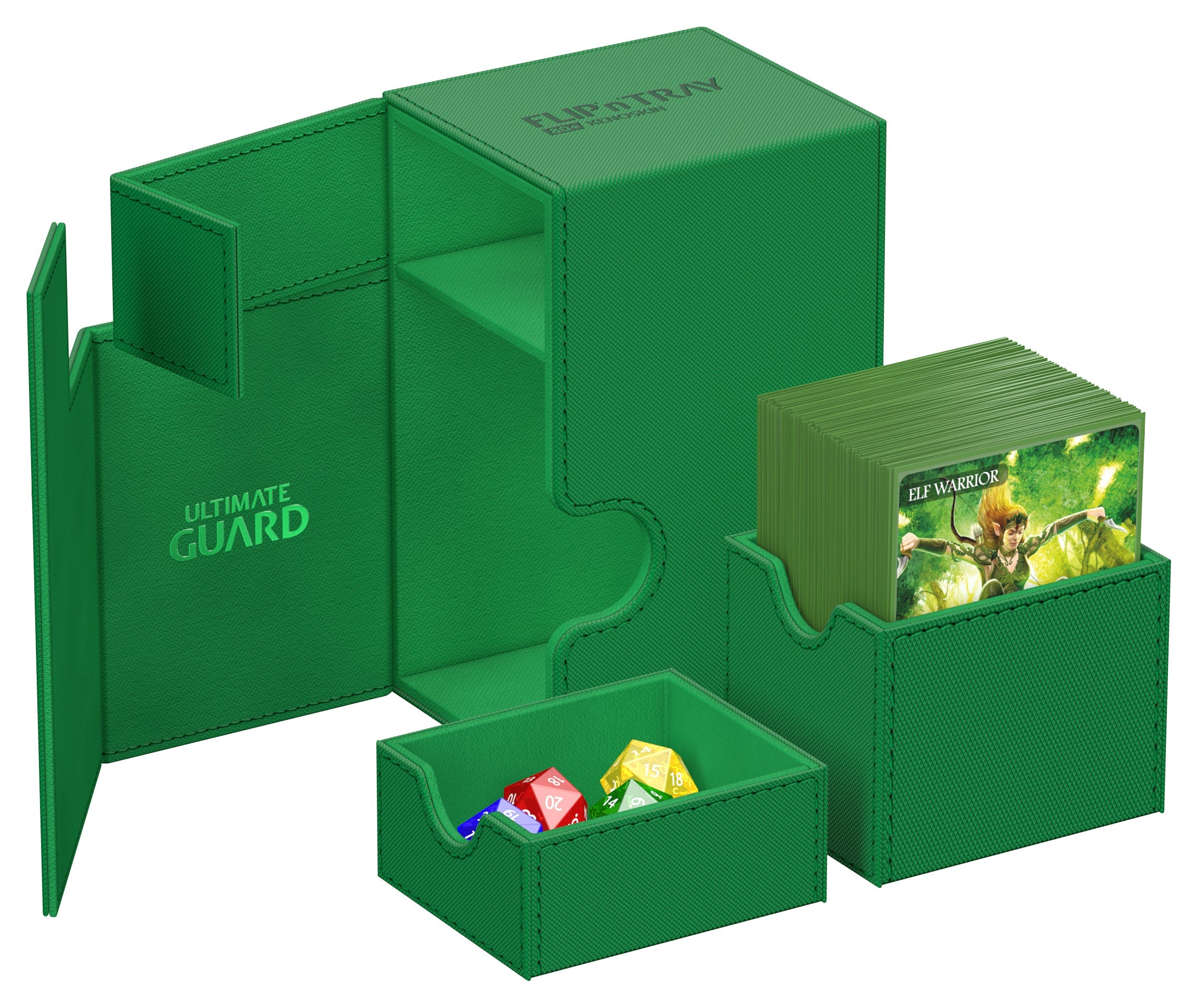 Ultimate Guard - Flip'N'Tray - 80+ Monocolor - Green