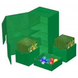 Ultimate Guard Twin Flip N Tray 200+ Monocolor - Green