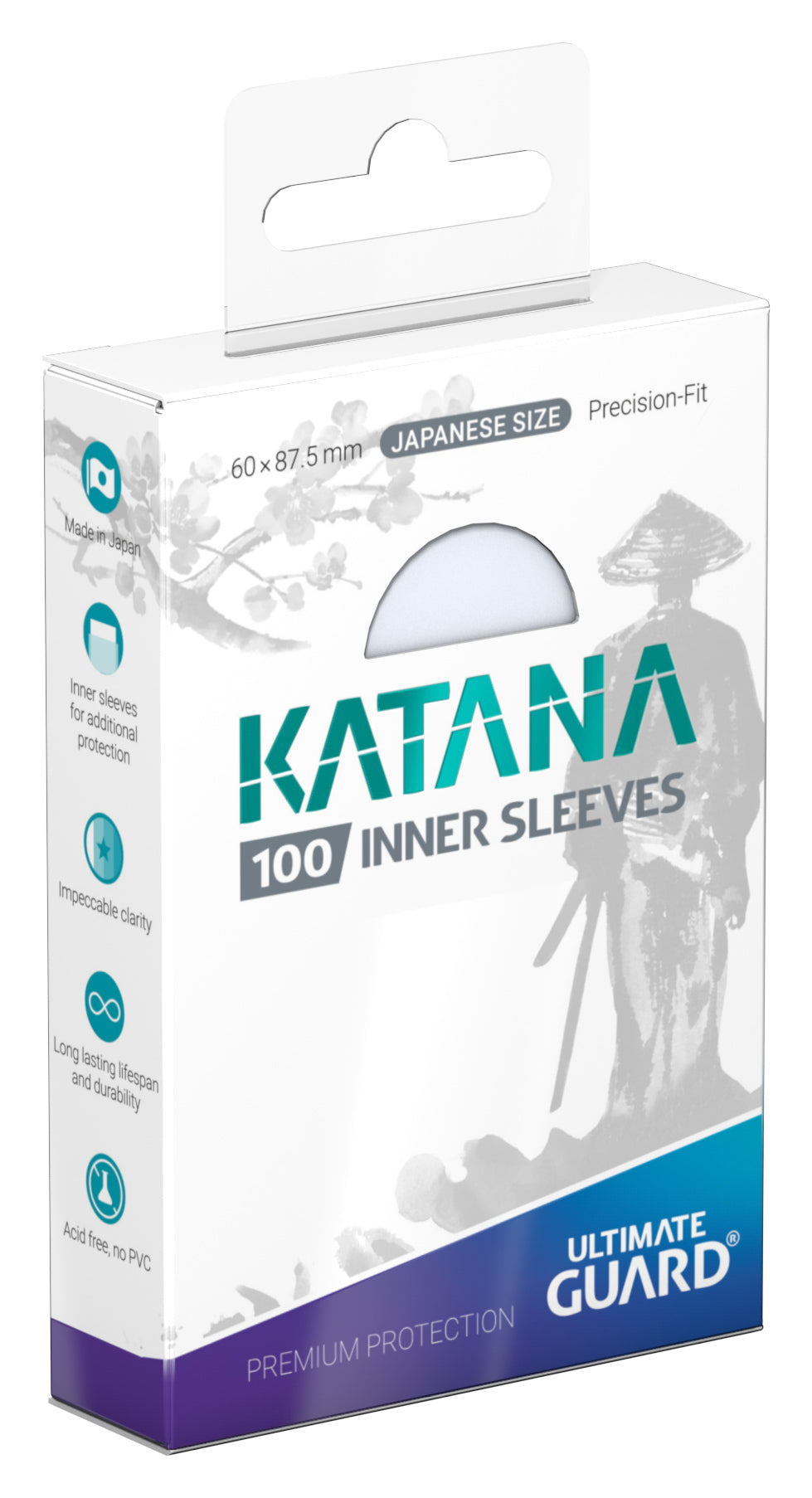 Ultimate Guard Katana Inner Sleeves - Japanese Size 100ct