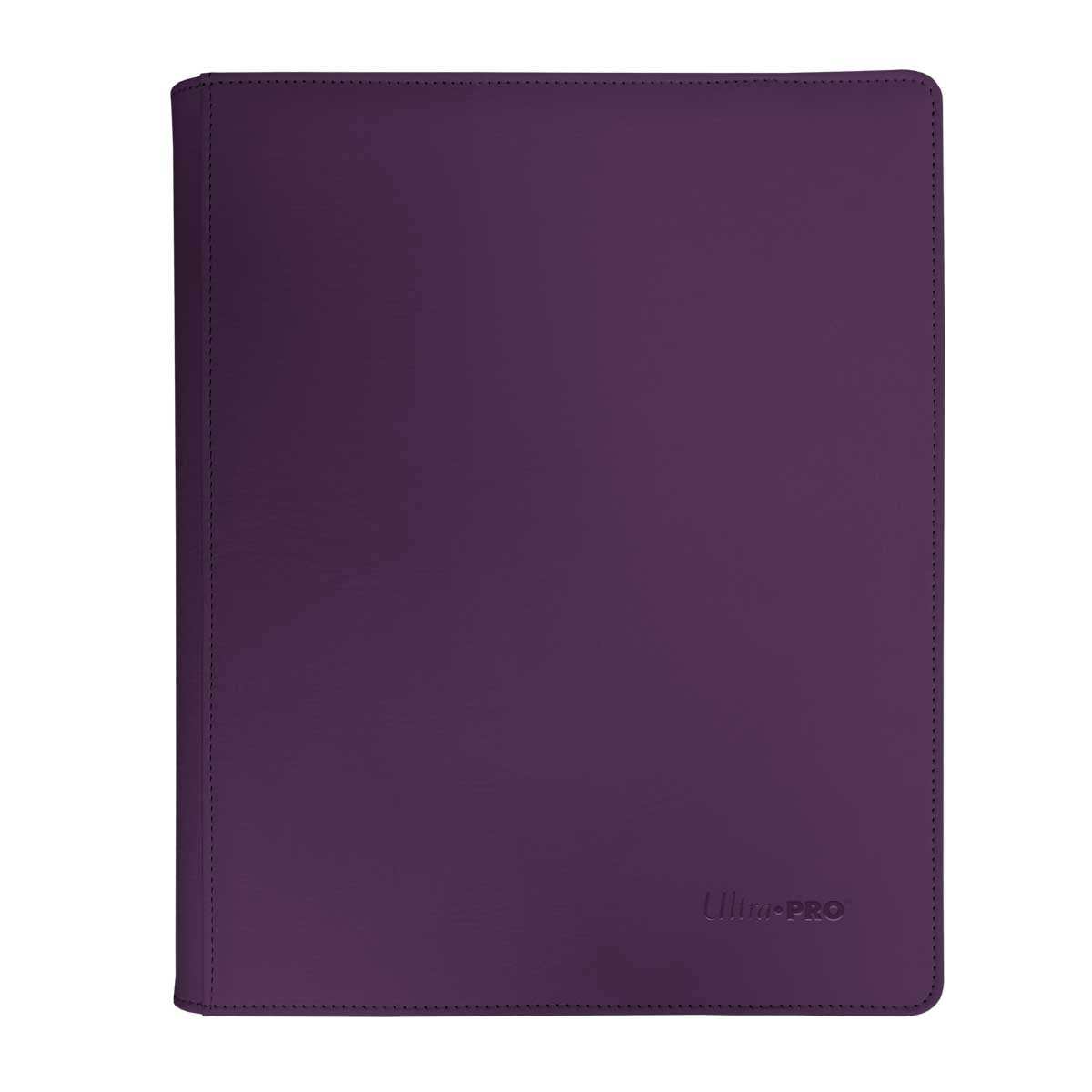 Ultra Pro Zippered PRO Binder 9-Pocket Vivid Midnight Plum