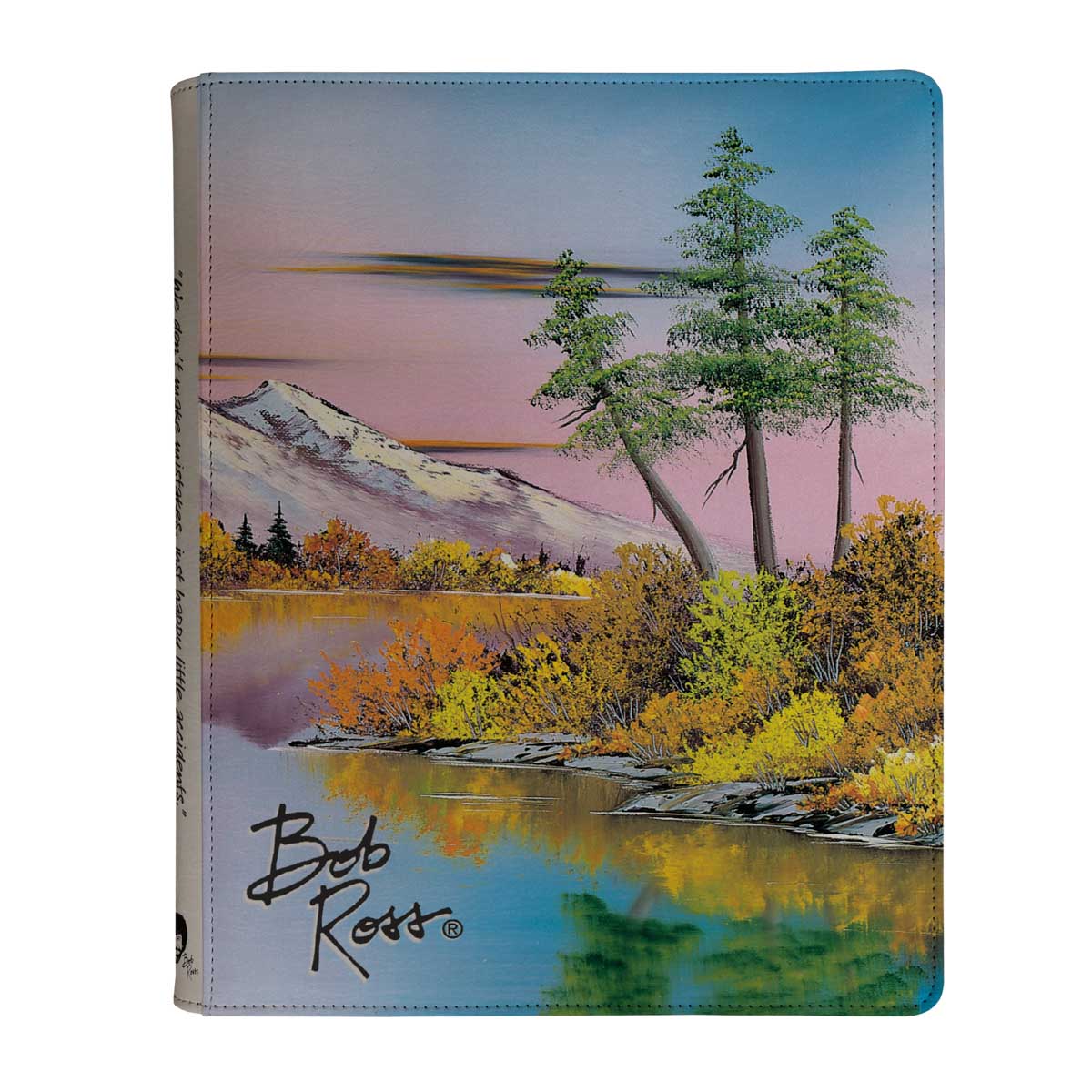 Ultra Pro Zippered PRO Binder 9-Pocket Bob Ross Collection Mighty Mountain Lake