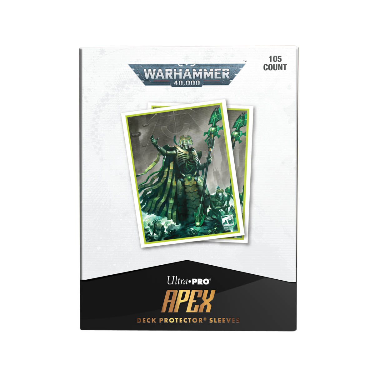 Ultra Pro Apex Sleeves Warhammer 40K Necron Codex Aligned