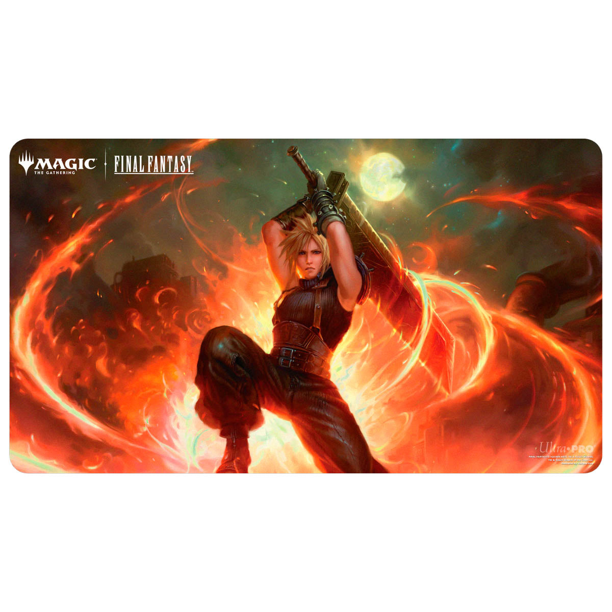 Ultra Pro Playmat Magic the Gathering Universes Beyond Final Fantasy Commander A - Cloud, Ex-SOLDIER