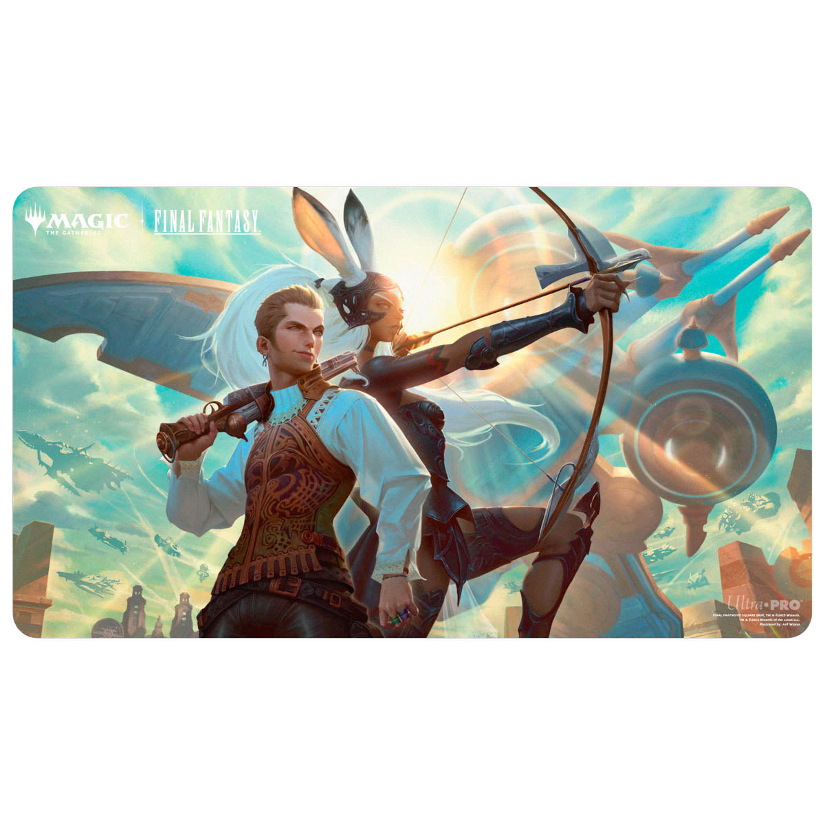 Ultra Pro Playmat Magic the Gathering Universes Beyond Final Fantasy K Balthier and Fran